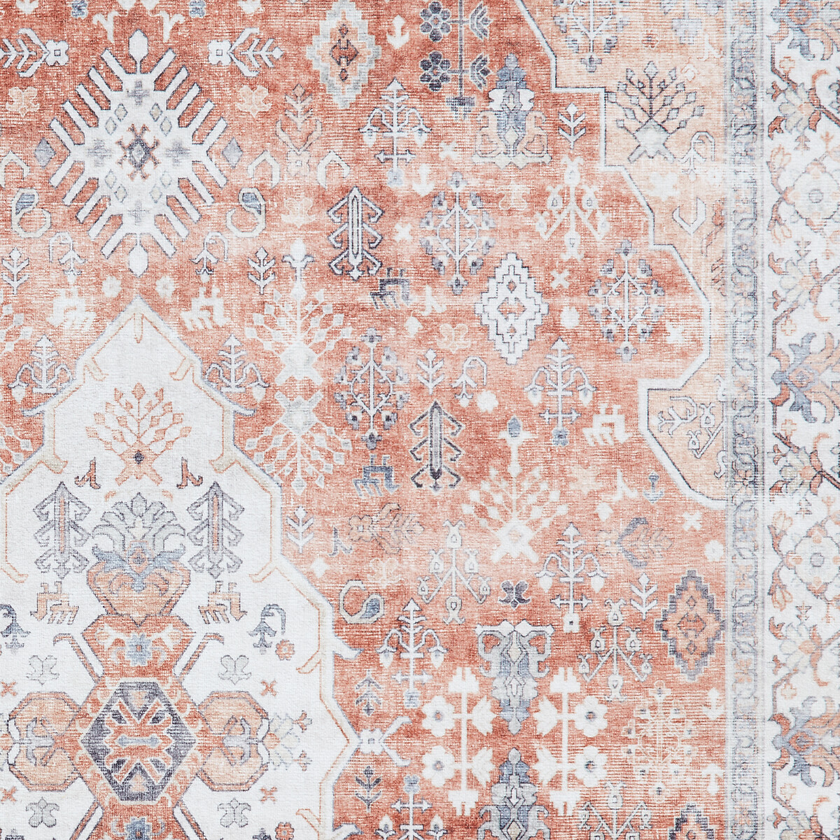 Distressed Traditional Digital Printed Rug multi-coloured, SO'HOME