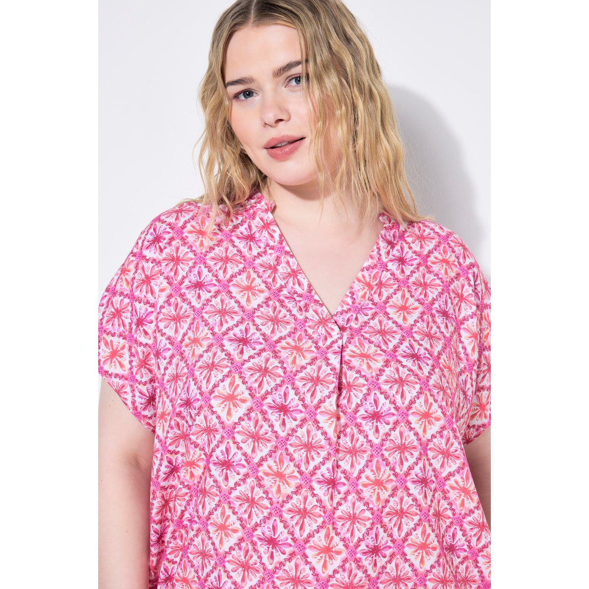 Blouse oversize rose vif, STUDIO UNTOLD