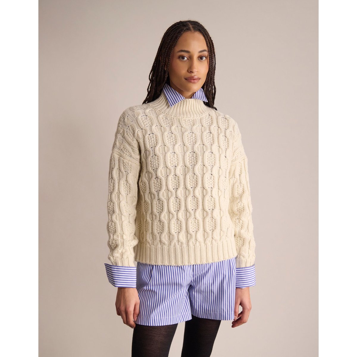 Pull Peter ecru, INES DE LA FRESSANGE PARIS