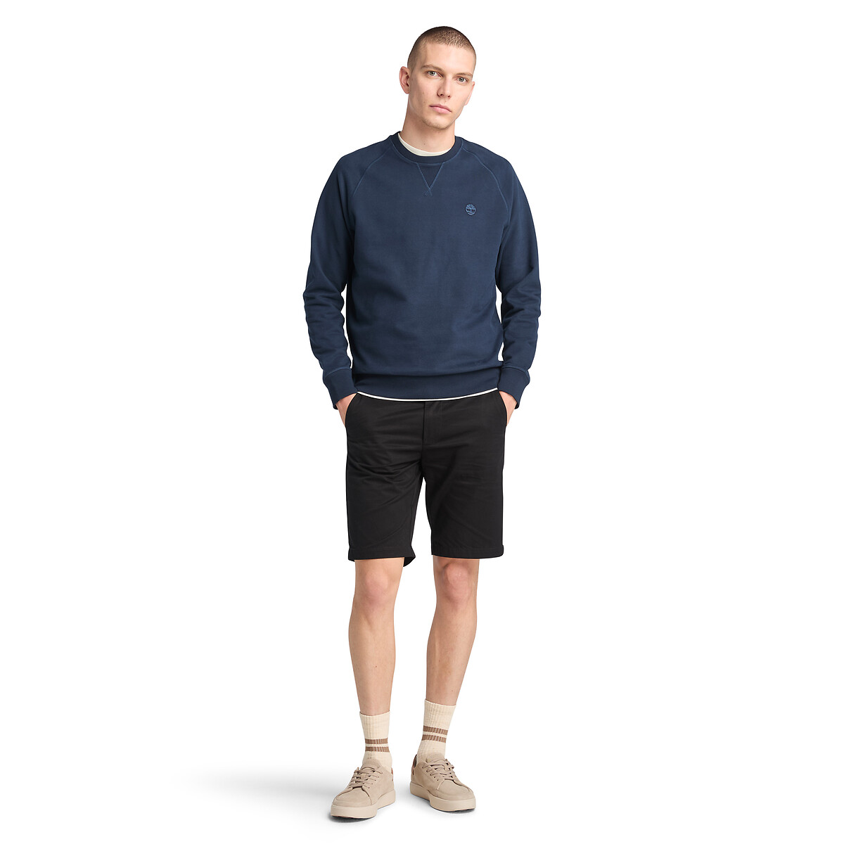 Exeter River Sweatshirt with Crew Neck navy, TIMBERLAND