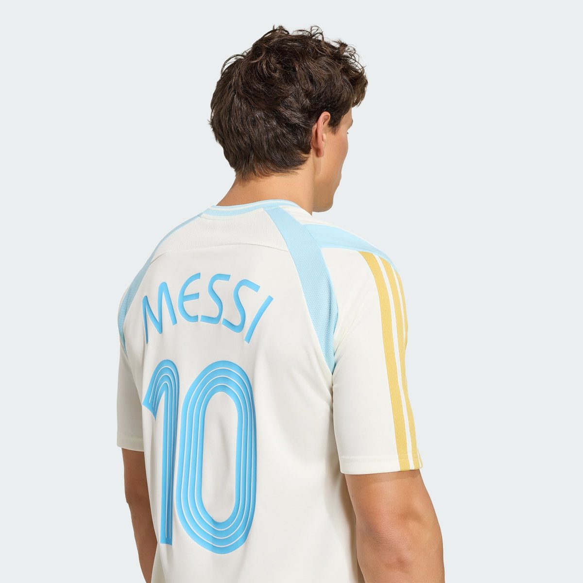 T-Shirt Messi House Of Tiro T-Shirt Messi House Of Tiro off white / ice blue, adidas Performance
