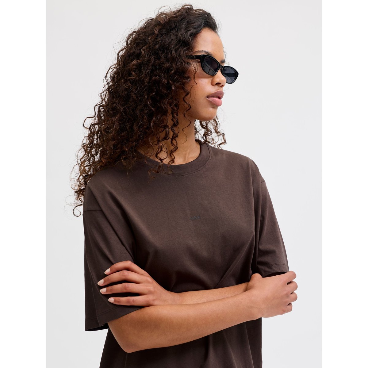 T-Shirt seal brown, JJXX