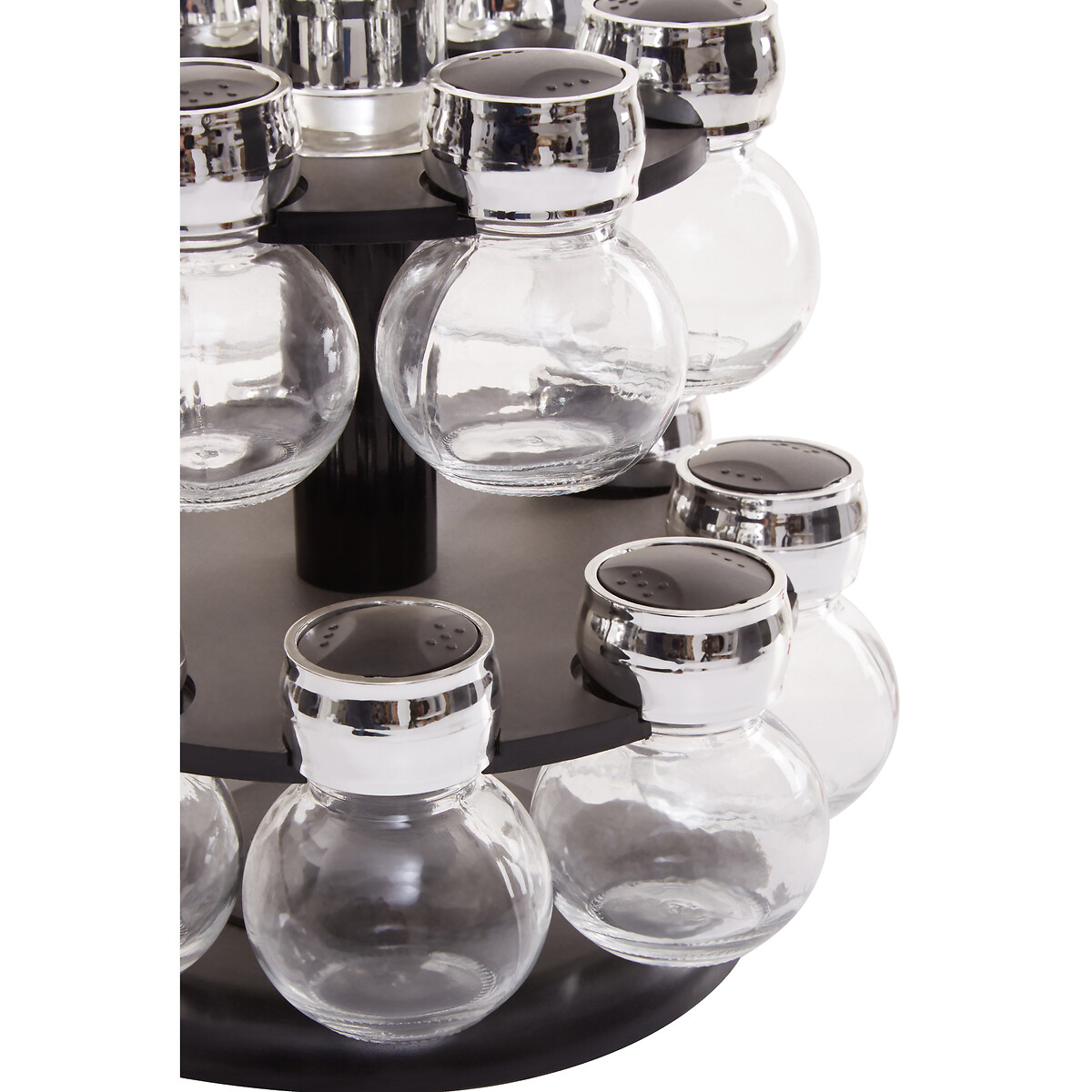 14 Bottle Revolving Spice Rack black, SO'HOME