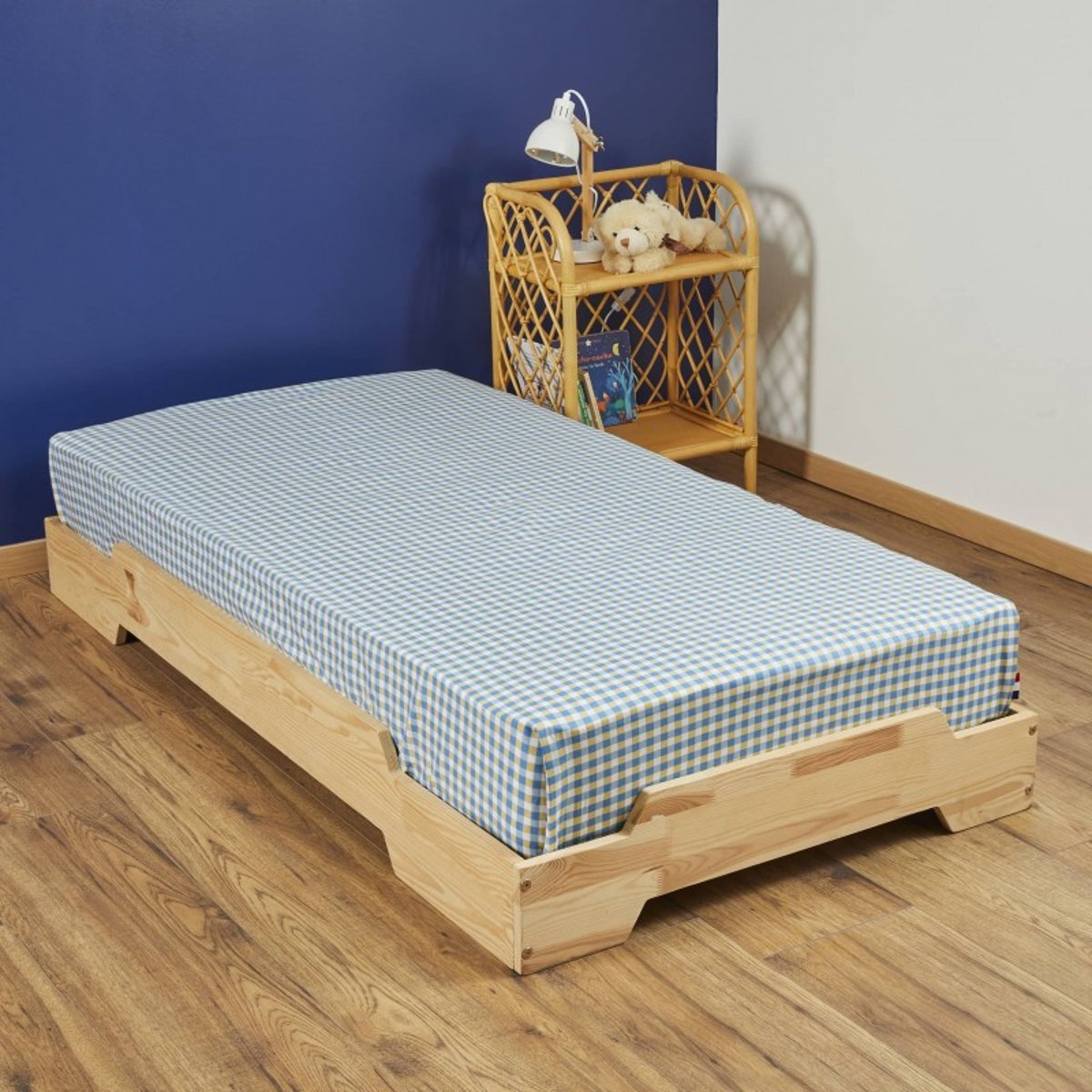 Drap housse Martin bleu, LES MATELAS DE MORPHEE