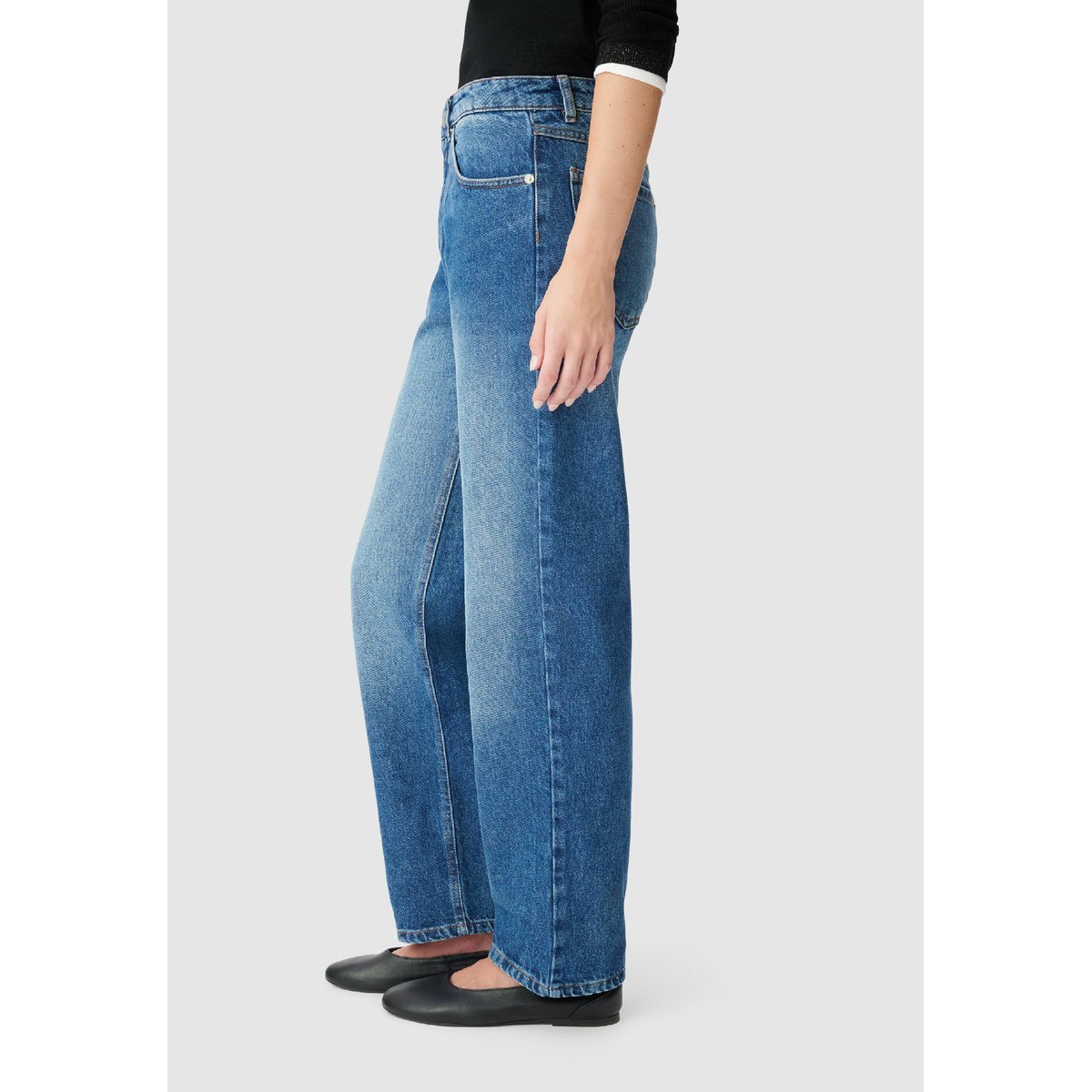 Jean droit 7/8e ANDERS bleu nuit, IKKS