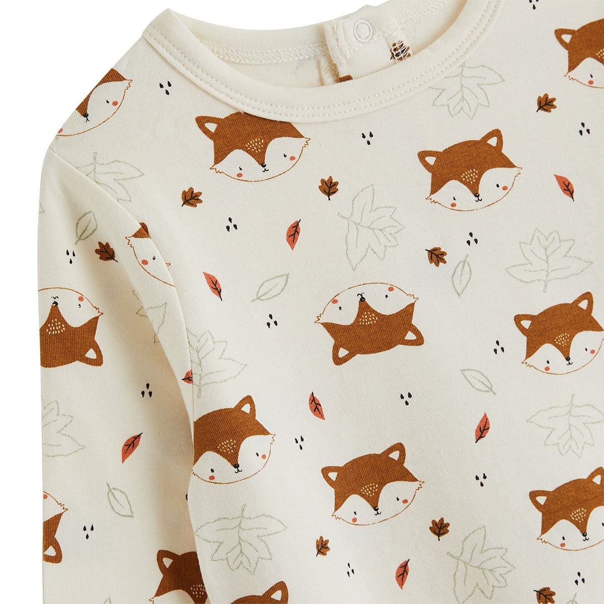 Ensemble salopette bébé en velours côtelé et t-shirt Ginkgo vert, PETIT BEGUIN
