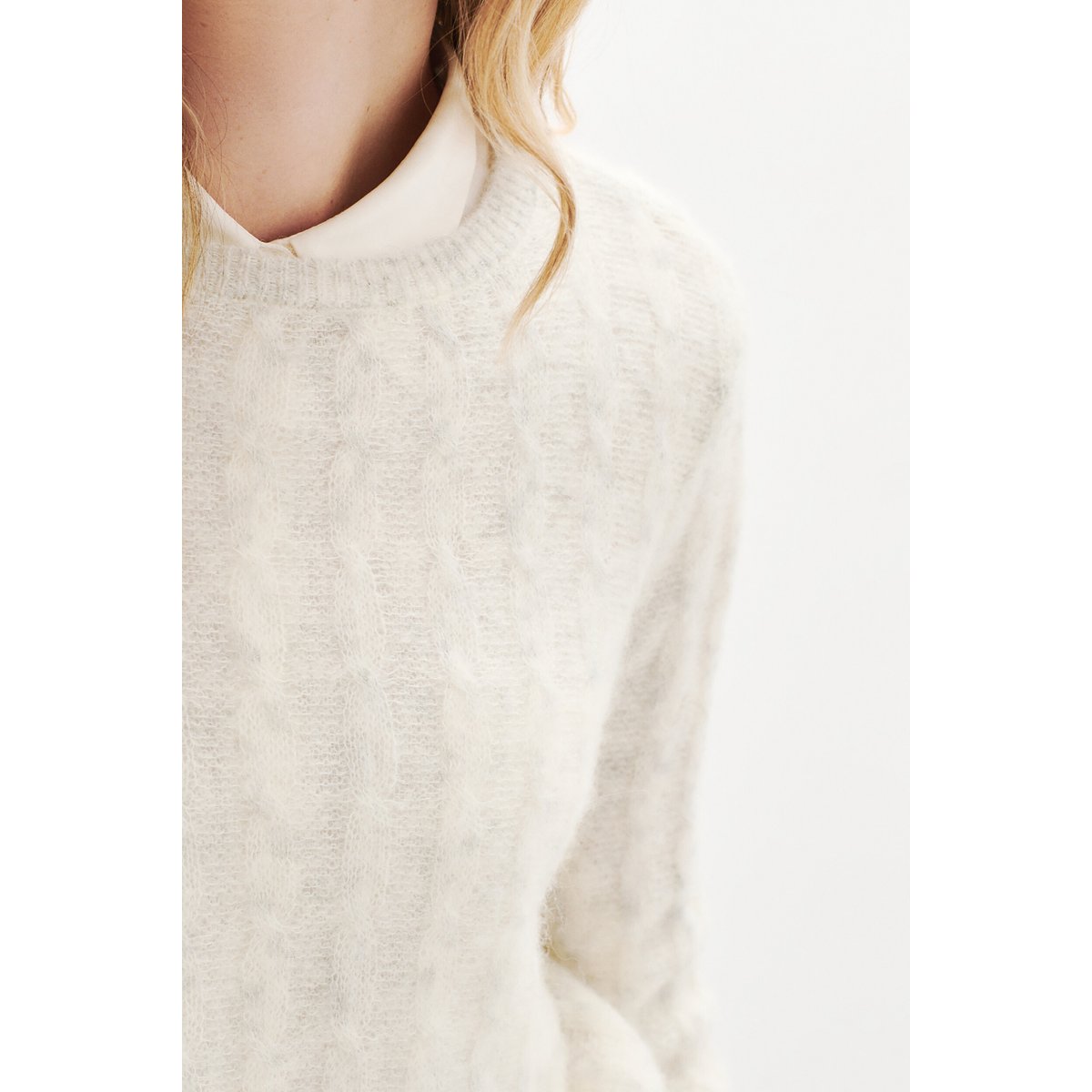 Pull Msydney femme ecru, CAROLL