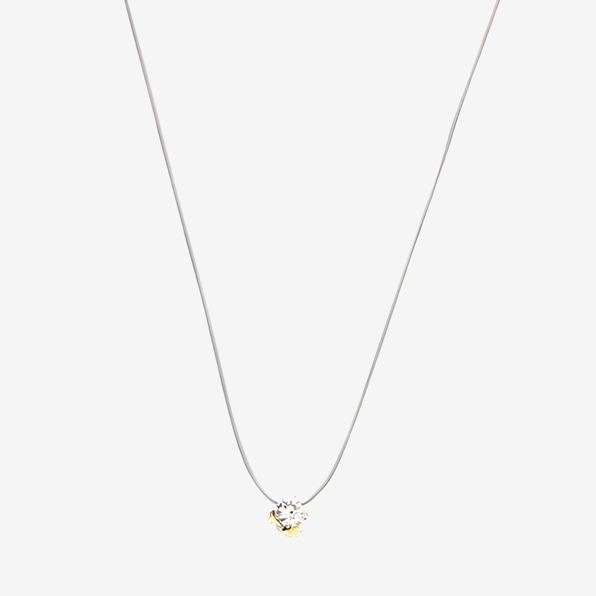 Collier pendentif zircon - argent garanti 925 argenté, BALABOOSTE