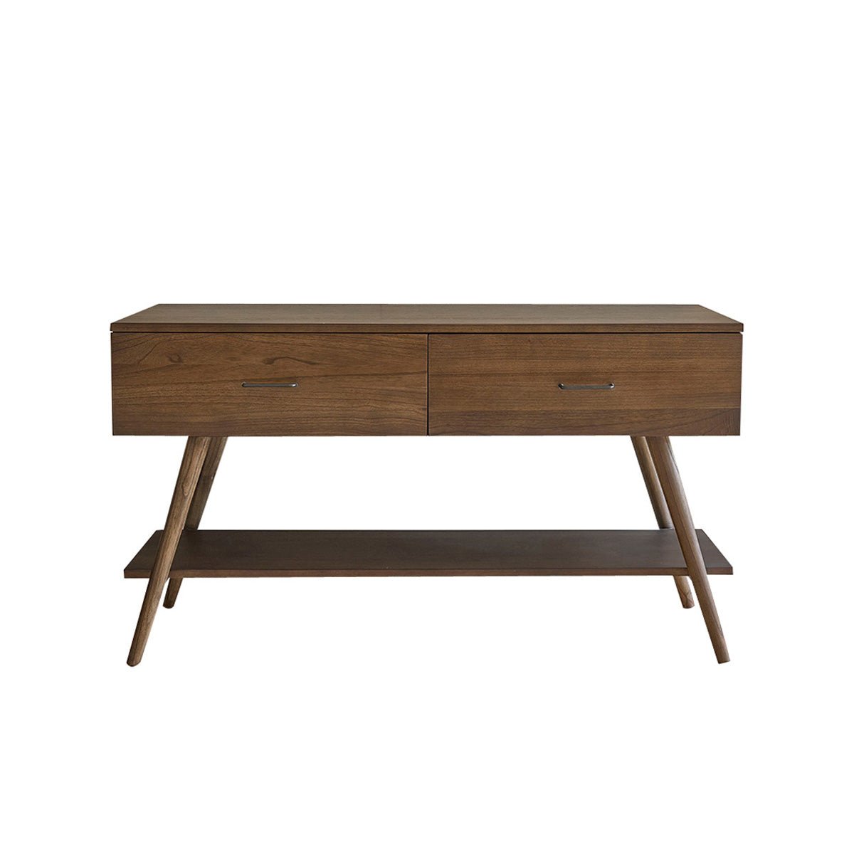 Meuble de salle de bain en mindi massif 135 cm CALIXTE marron, BERAH GETAH