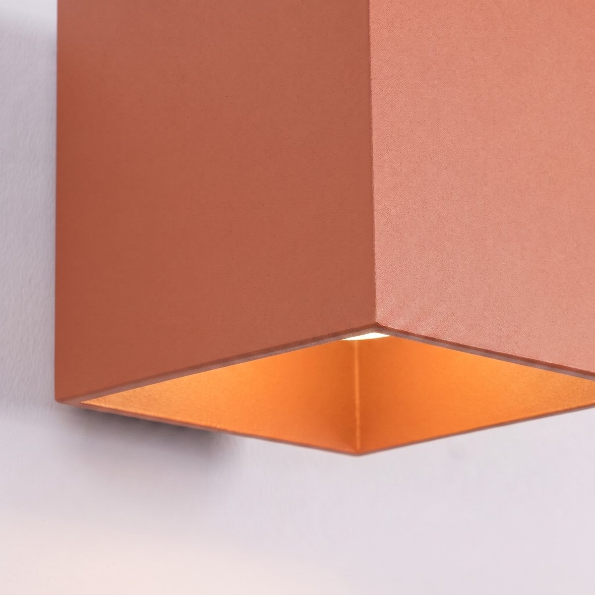 Applique murale Aluminium Ocre Rouge G9 1 Quad ocre rouge, EDEN