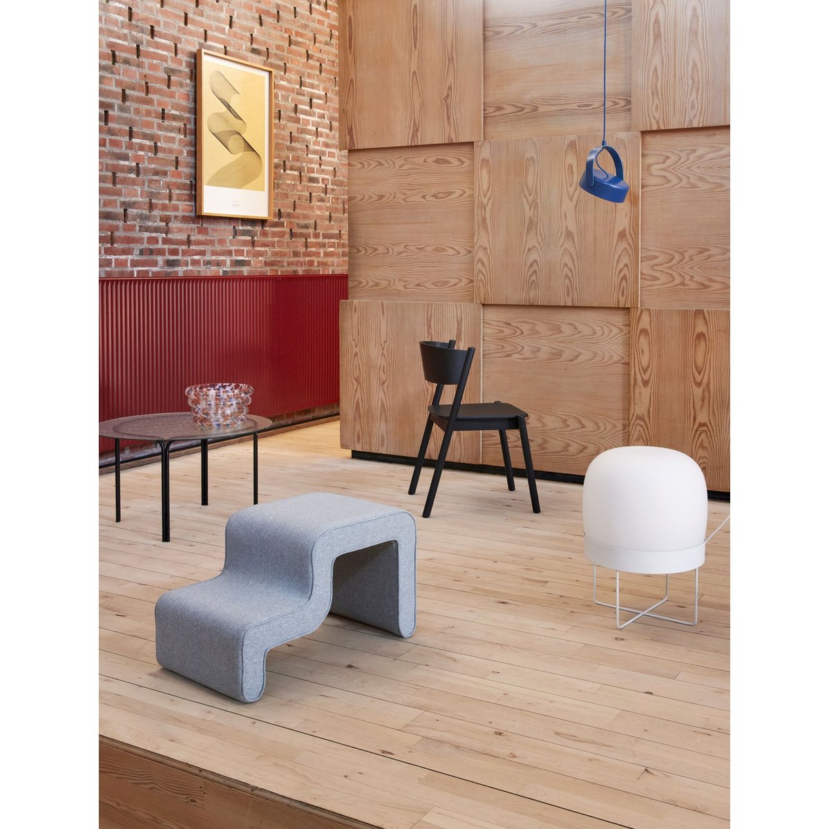 Bol en verre BLAZE multicouleur, HUBSCH