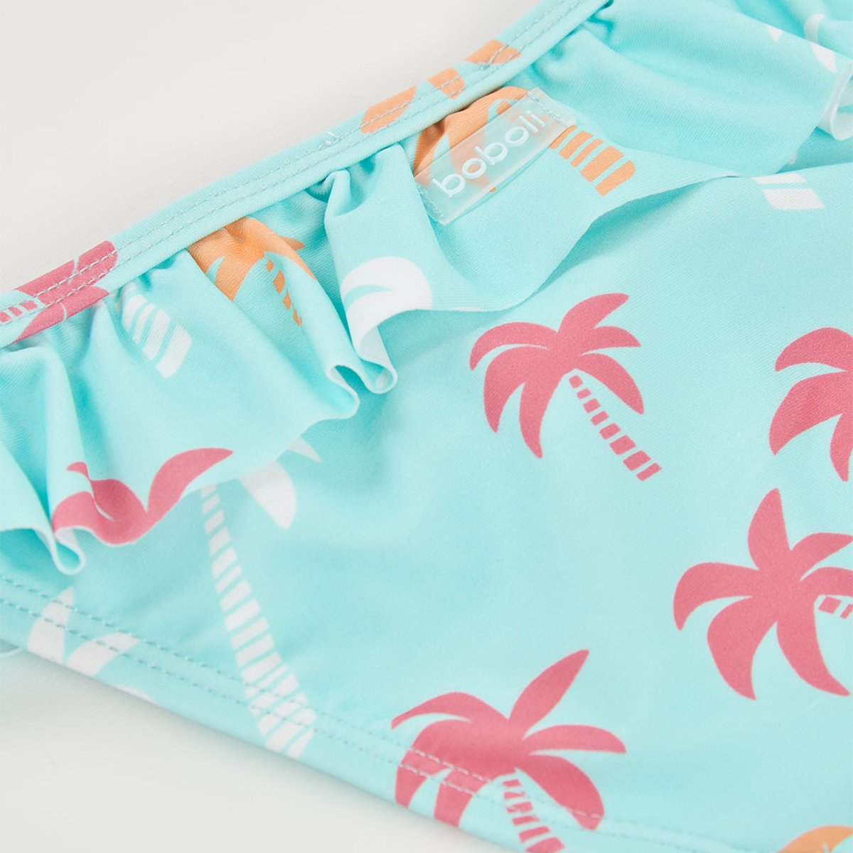 Maillot de bain imprimé palmiers multicolore, BOBOLI