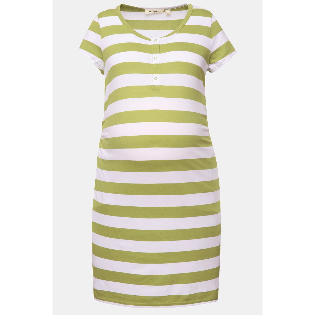 Robe de grossesse en jersey manches courtes sauge, ULLA POPKEN