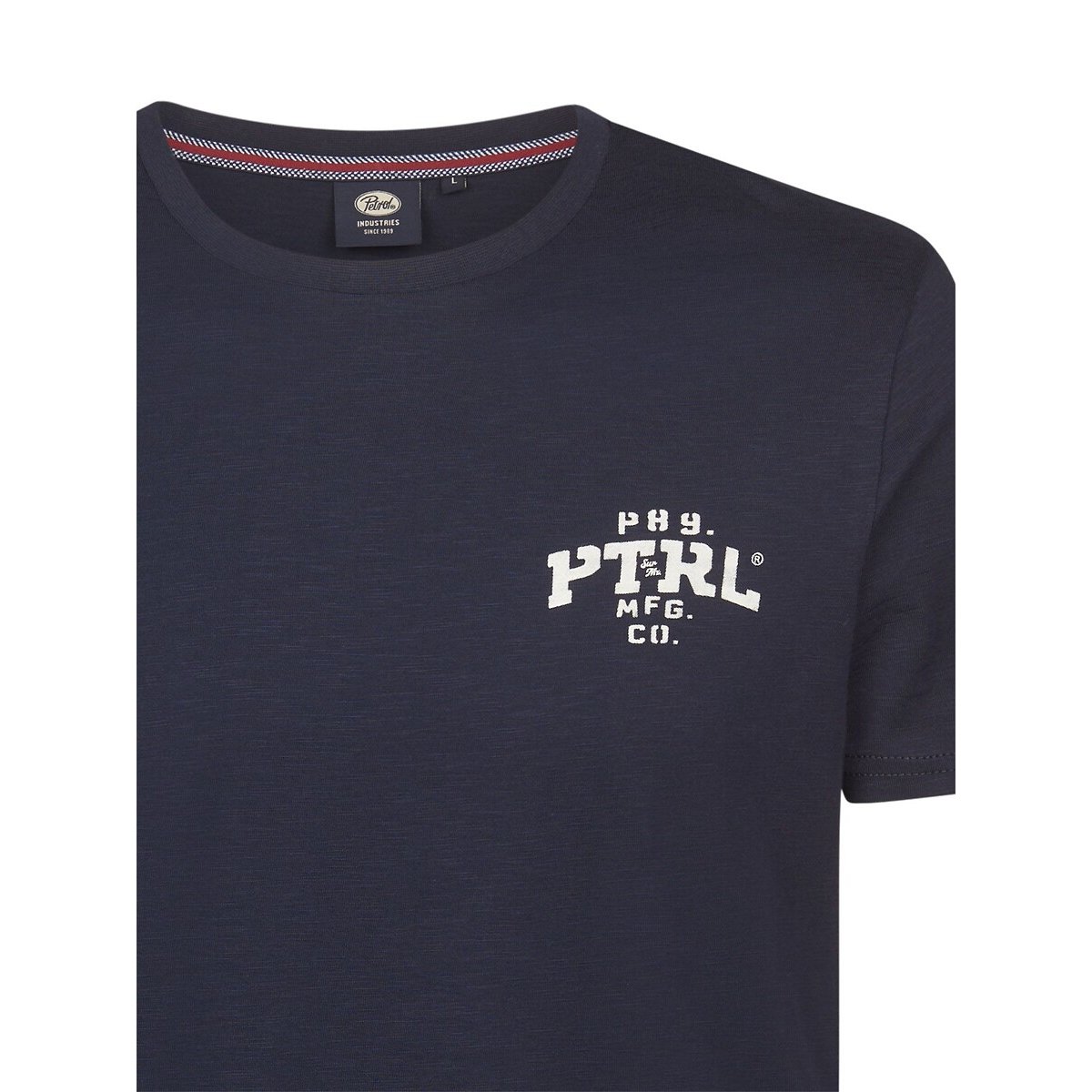 Camiseta de manga corta azul marino, PETROL INDUSTRIES