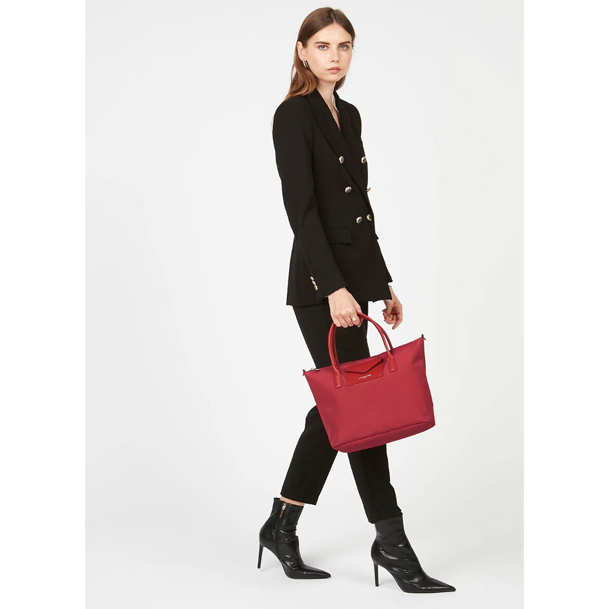 Sac cabas en toile Smart Kba rouge, LANCASTER
