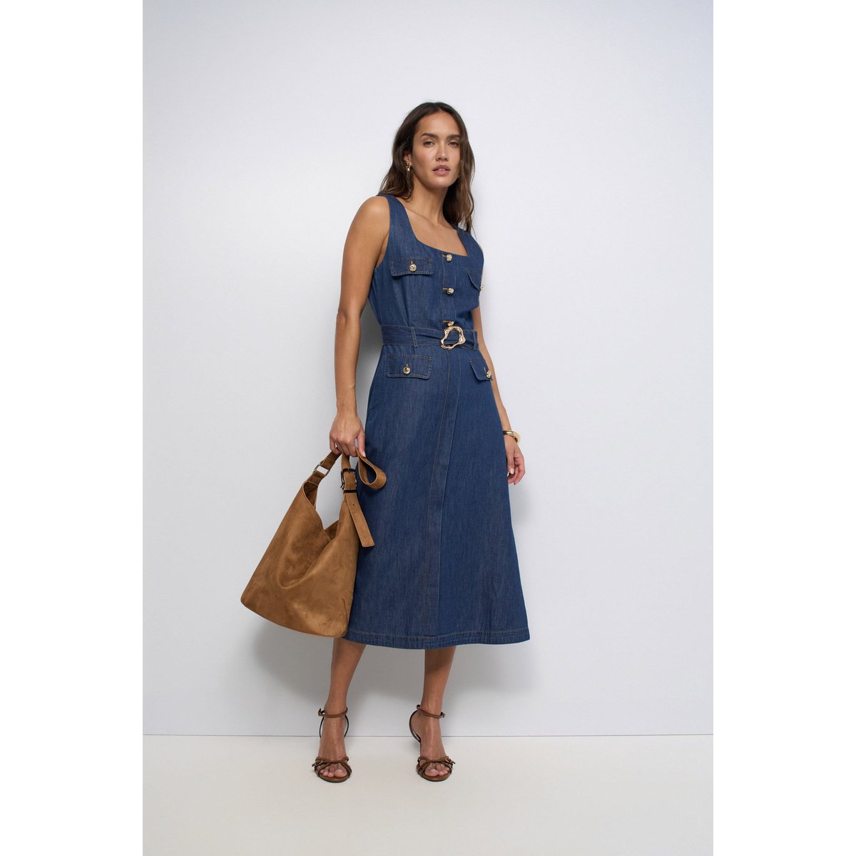 ROBE LIGHTDENIM bleu foncé, SALSA JEANS