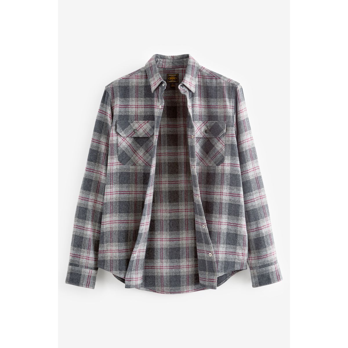 Chemise manches longues aux carreaux gris, NEXT