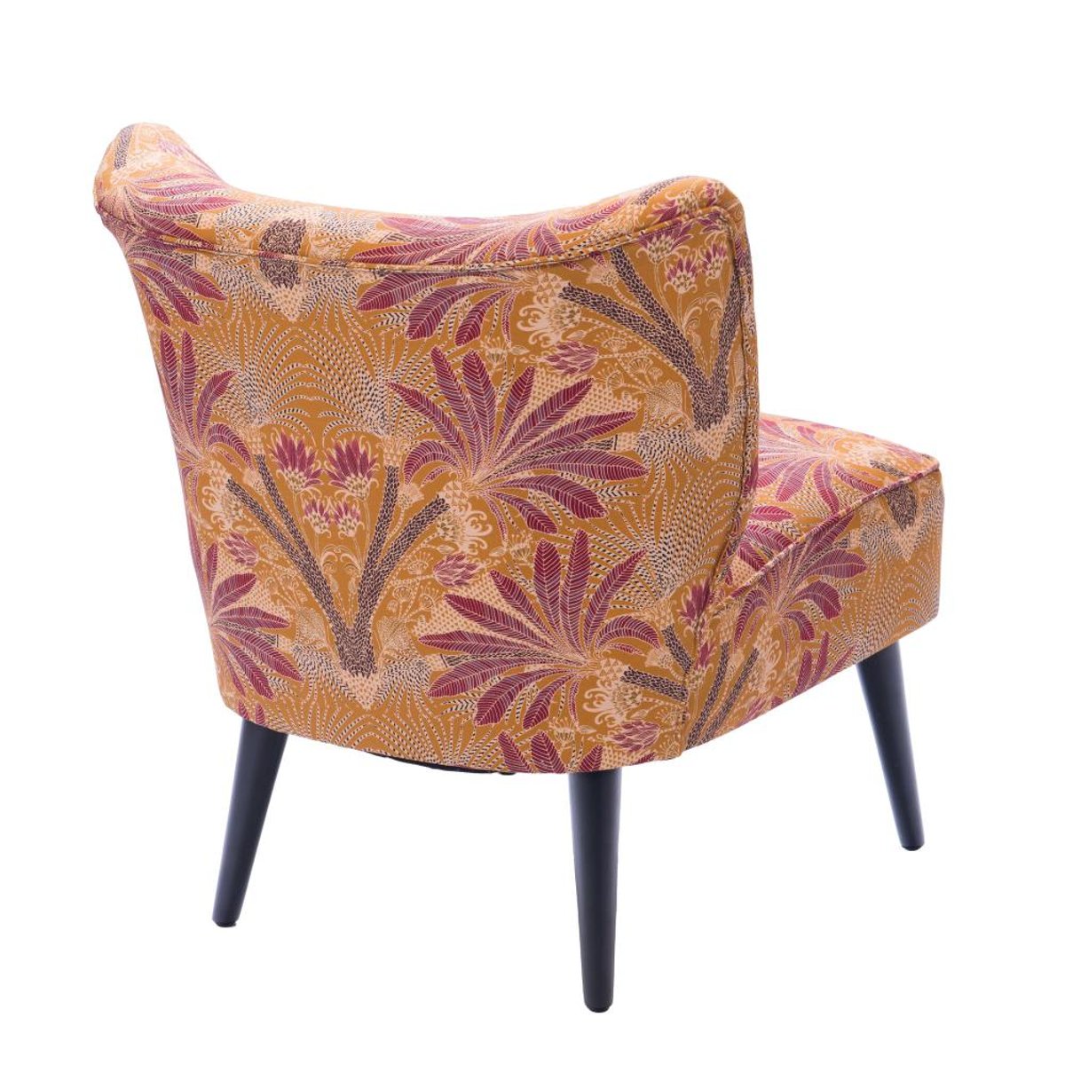 Fauteuil cocktail Adèle jaune, AMADEUS