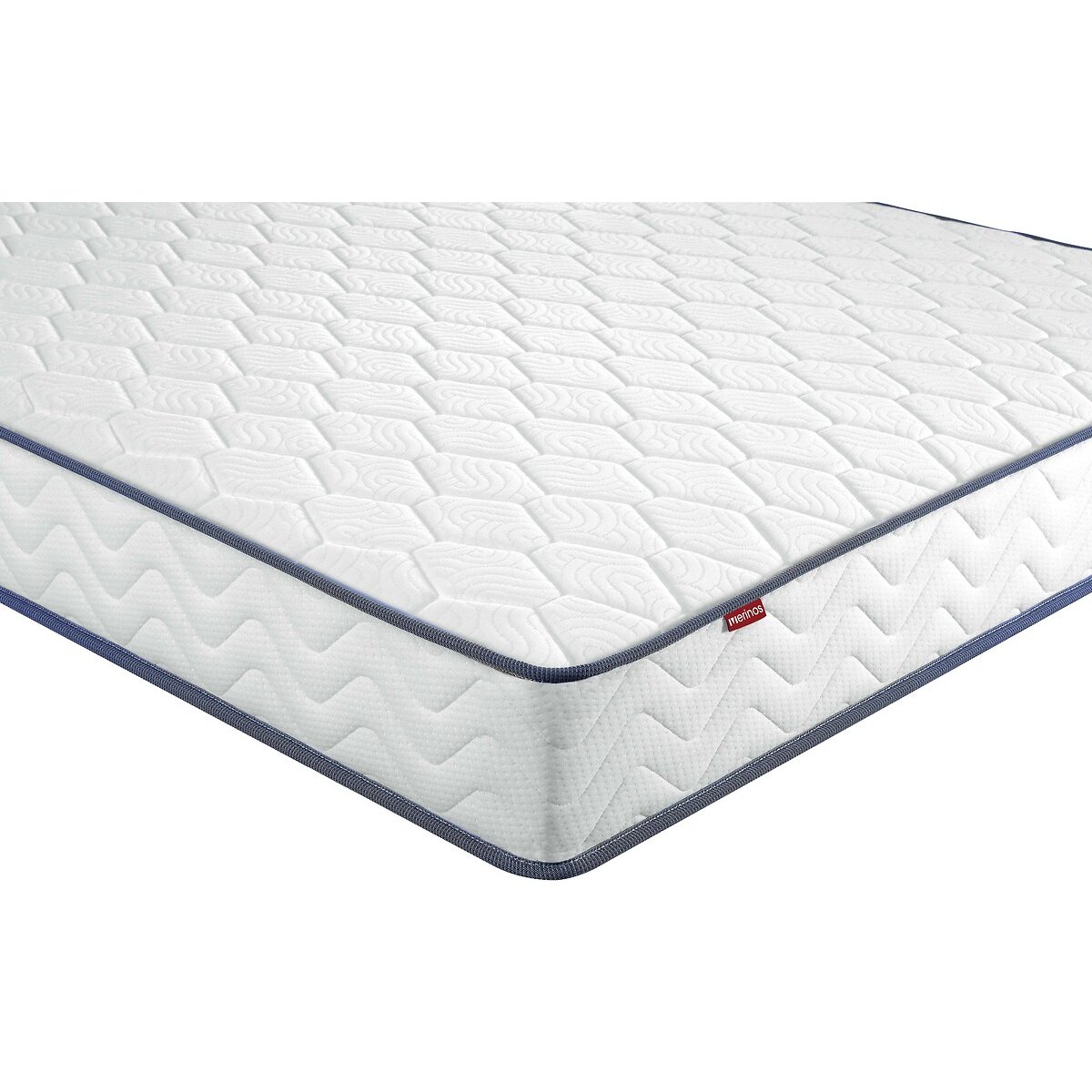 Set materasso arrotolato e rete kit Keep Smiling bianco/blu notte , MERINOS