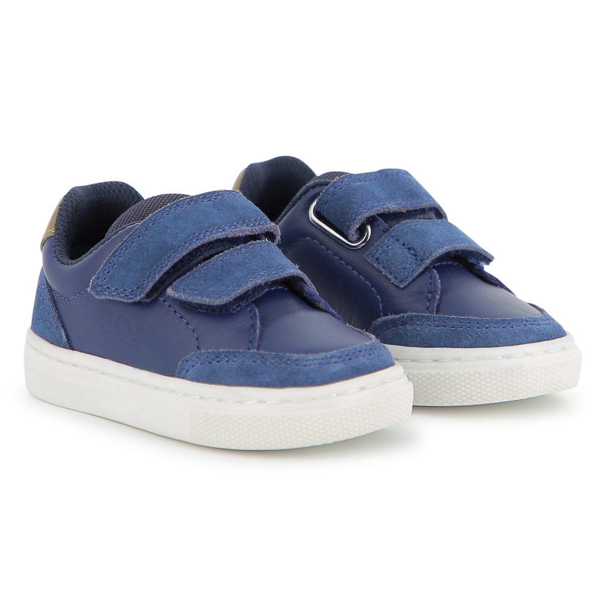 Baskets à bandes auto agrippantes bleu cargo, BOSS KIDSWEAR