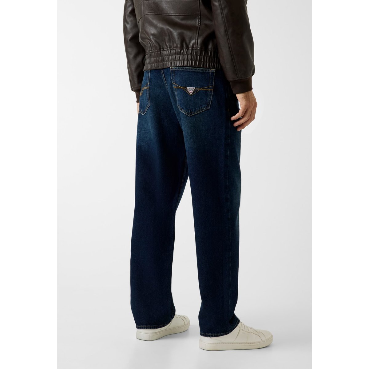 Jean Droit Damon bleu foncé, GUESS