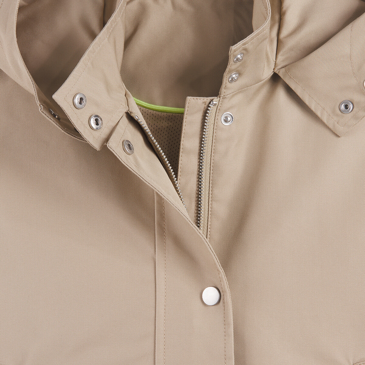 Giubbotto con cappuccio, urbano, leggero, spirito sportivo beige, LA REDOUTE COLLECTIONS