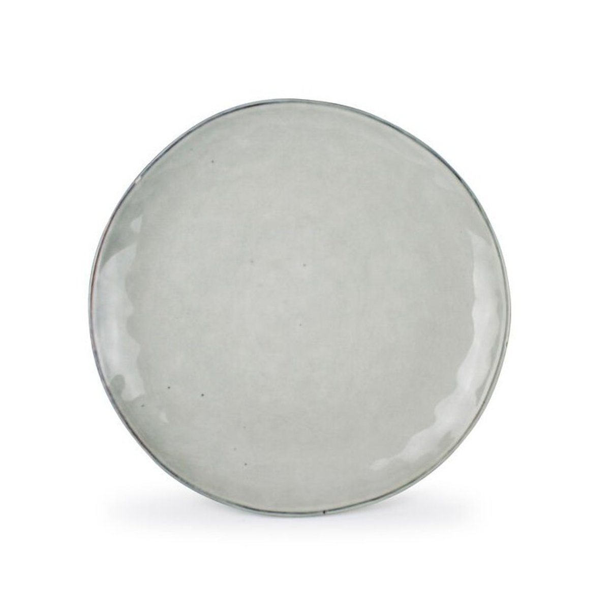 Lot de 4 assiettes 28 cm ARTISAN vert, SALT & PEPPER