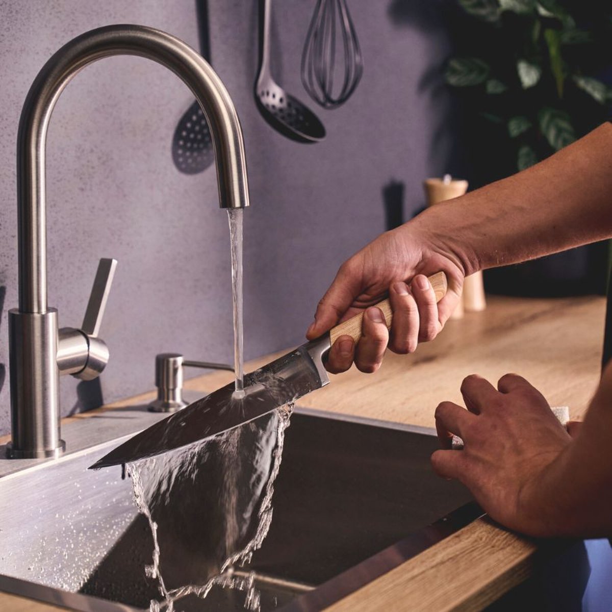 Bloc de couteaux HENCKELS by ZWILLING Pakka, 7 pièces, Nature nature, ZWILLING