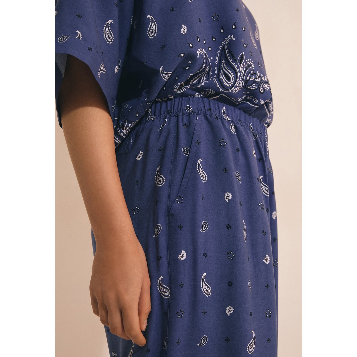 Pantalon de pyjama à motifs ALUNA marine, ETAM