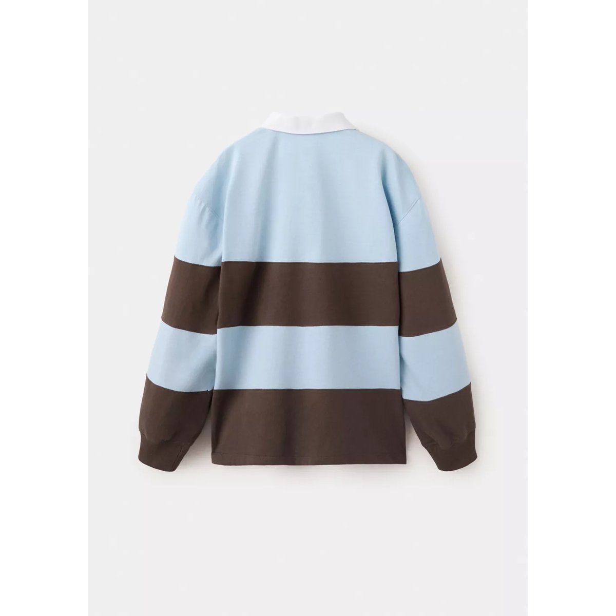 Polo oversize à rayures bleu ciel, MANGO KIDS