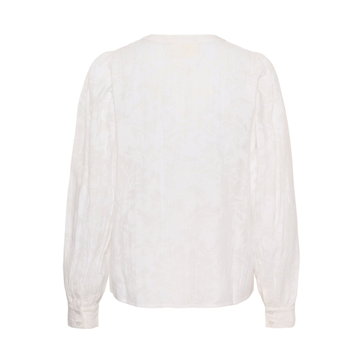 Blouse à manches longues blanc snow white, CREAM