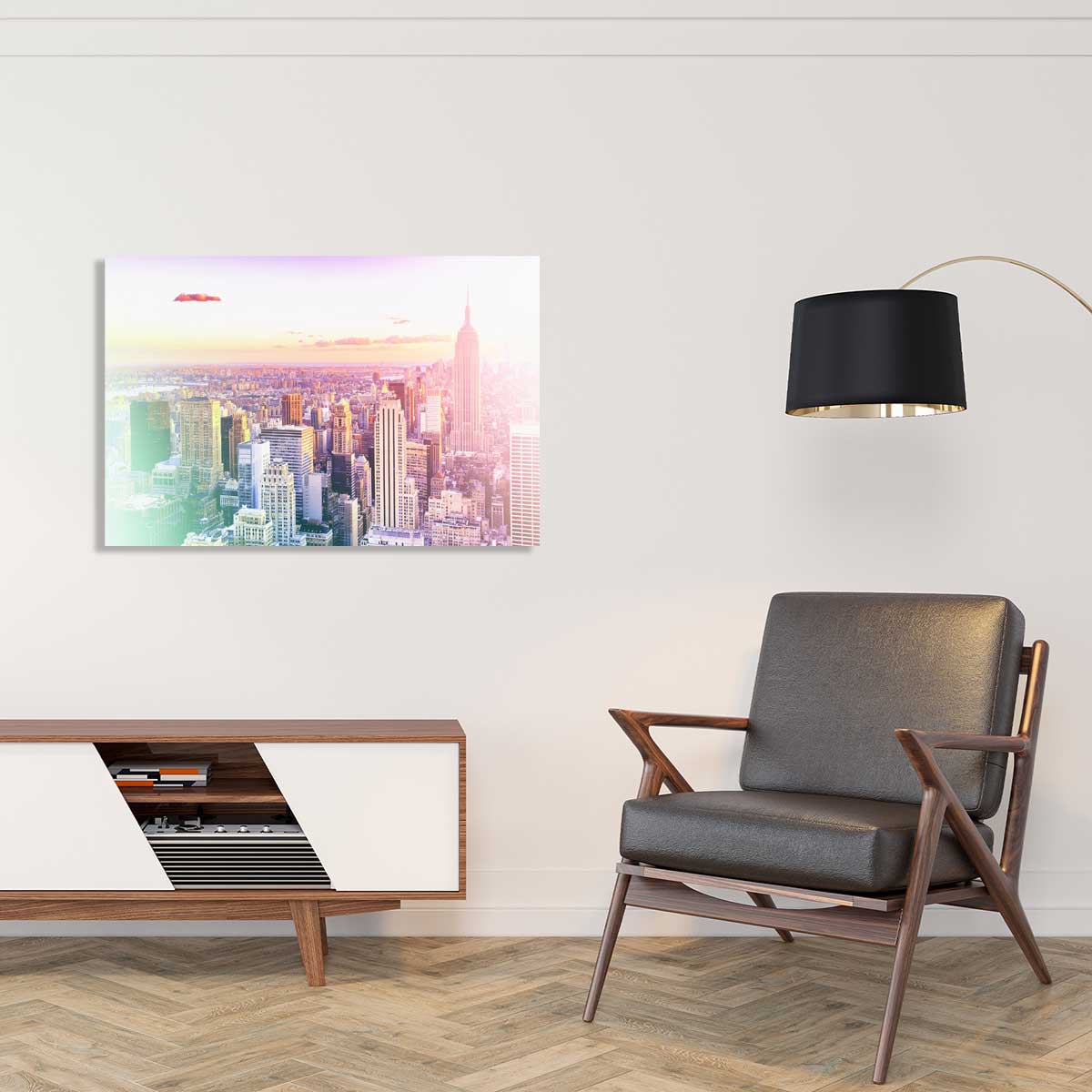 Tableau new york pastel tableau alu dibond, HEXOA