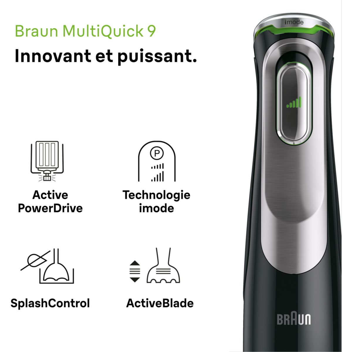 Mixeur Multi Quick 9 MQ9147X couleur unique, BRAUN