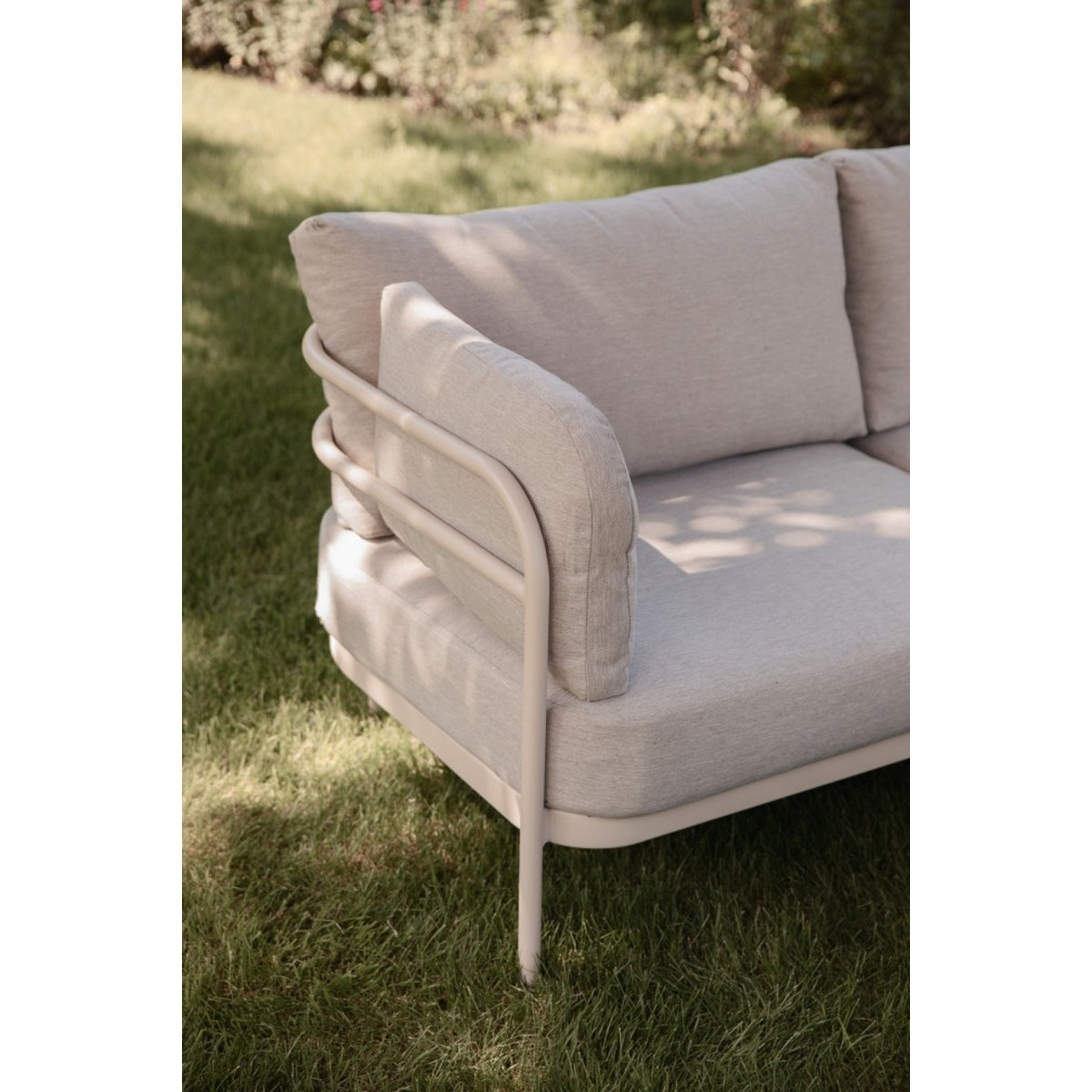 Set de jardin, canapé, fauteuil Vista beige, ZUIVER