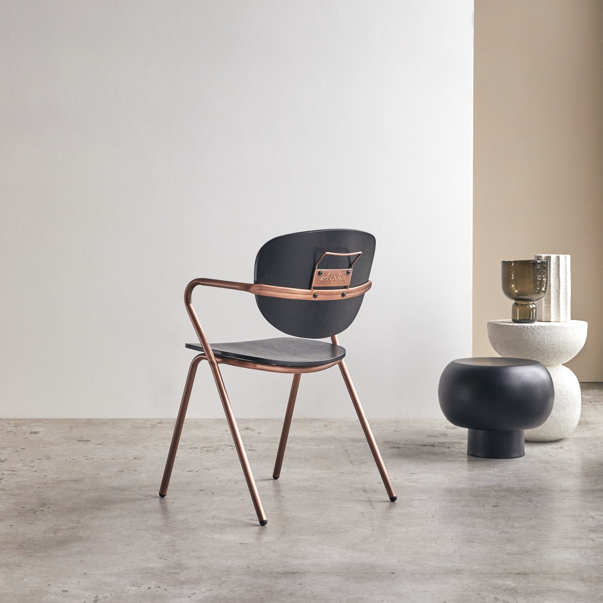 Chaise en Chêne, ADA noir, TIKAMOON
