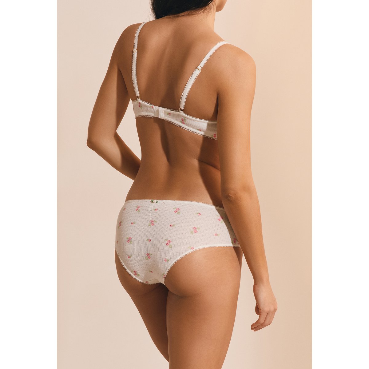 Culotte en coton pointelle à motifs SLEEPOVER multicolor, ETAM