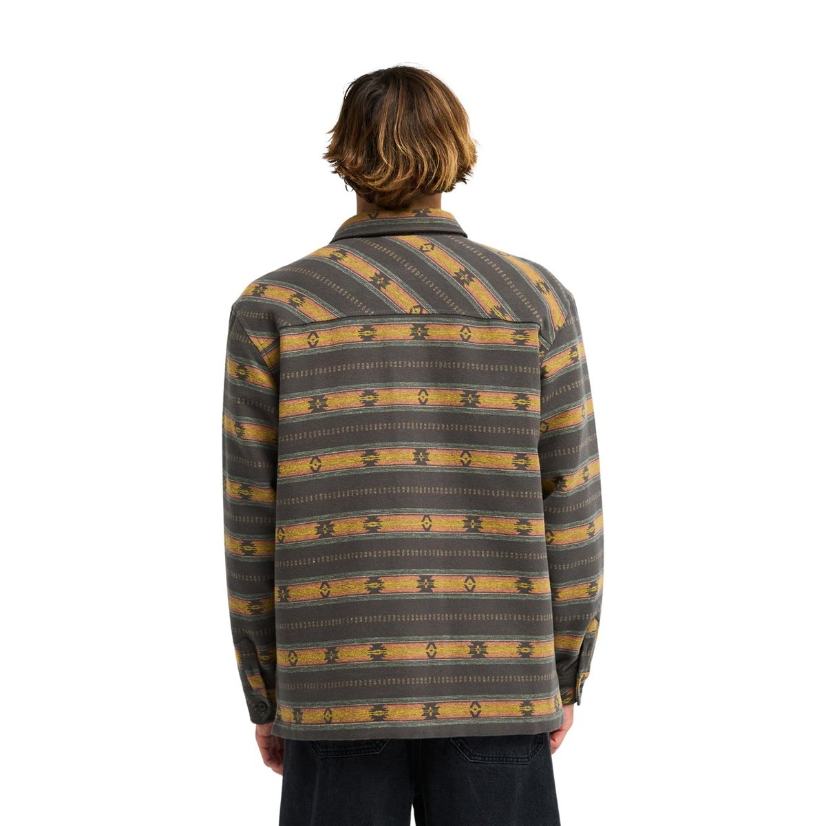 Chemise manches longues OFFSHORE LINED OVERSHIRT noir raven, BILLABONG