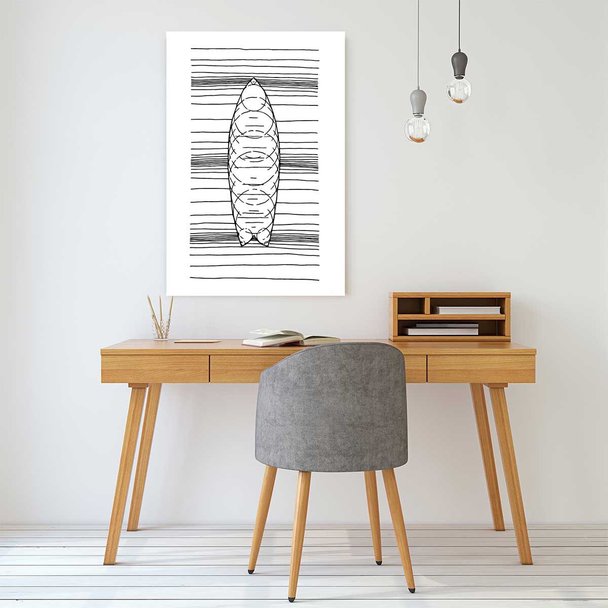 Tableau surf géo tableau alu dibond, HEXOA