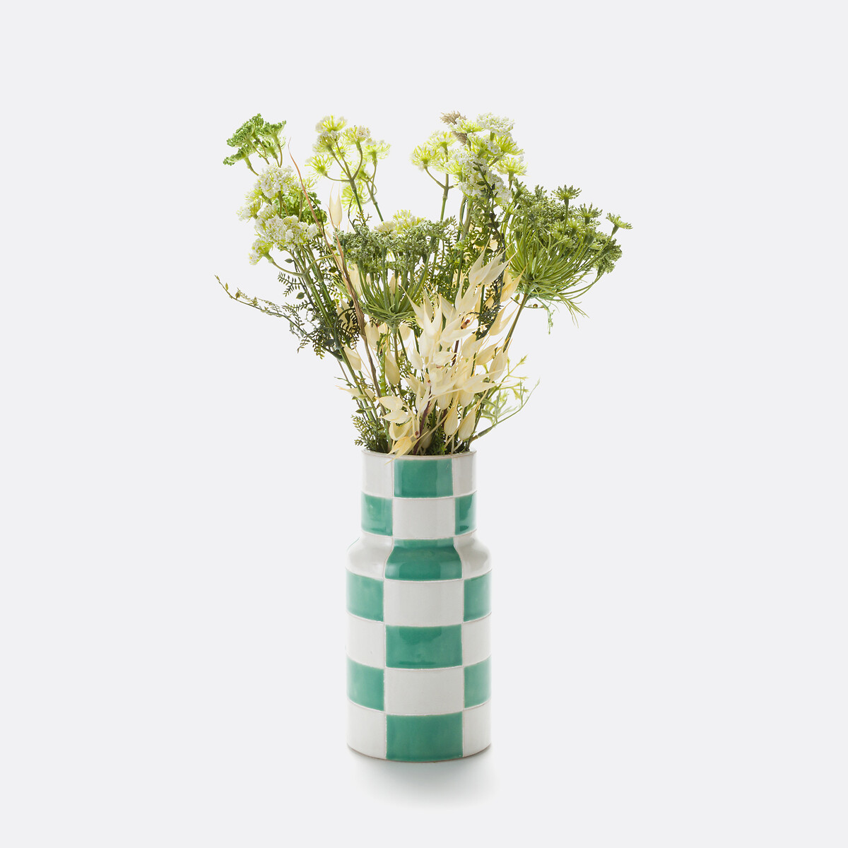 Jarra em faiança, alt. 23 cm, Sekmo verde, LA REDOUTE INTERIEURS