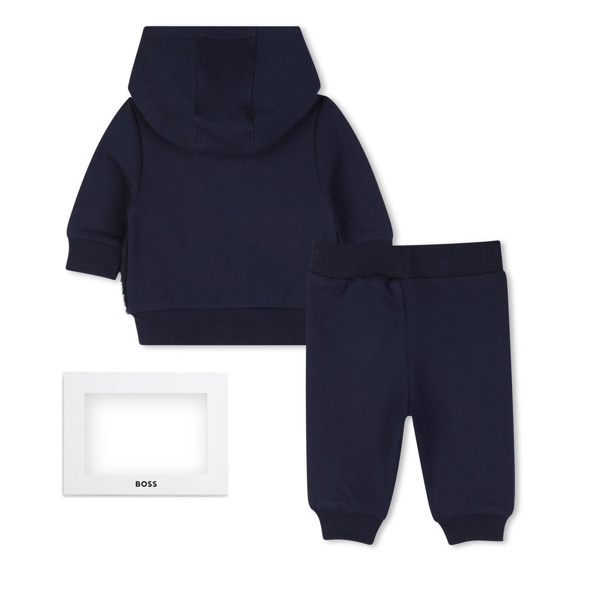 Ensemble cardigan et pantalon bleu cargo, BOSS KIDSWEAR