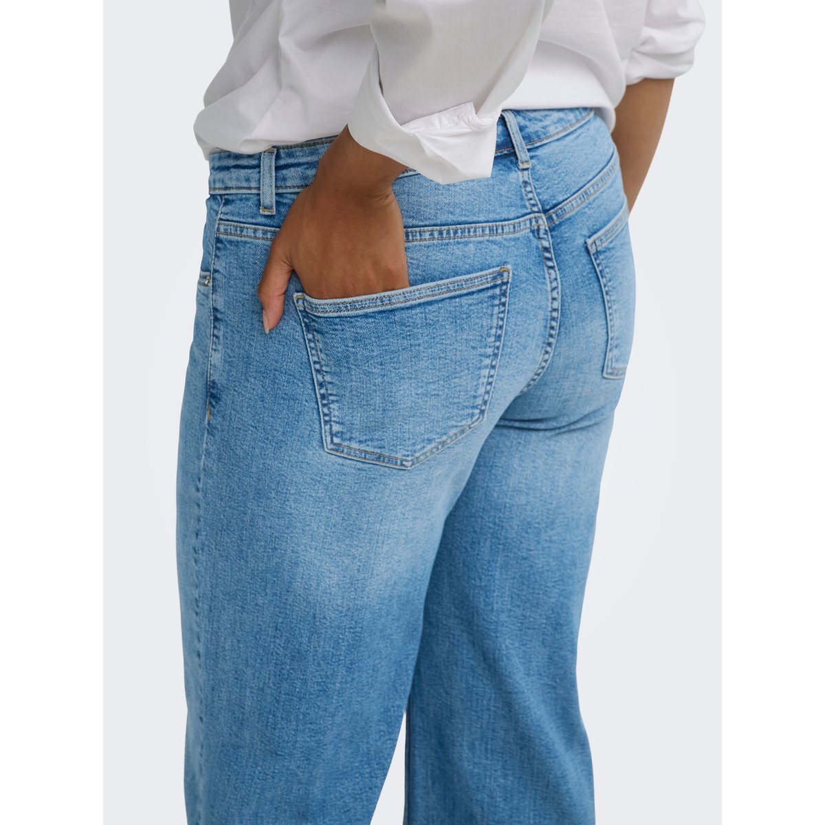 Jean À Jambe Large medium blue denim 1, ONLY CARMAKOMA