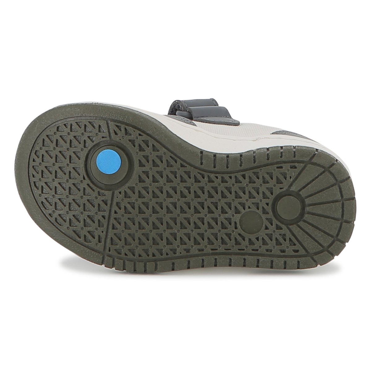 Sneakers con lacci elasticizzati anthracite, BOSS KIDSWEAR