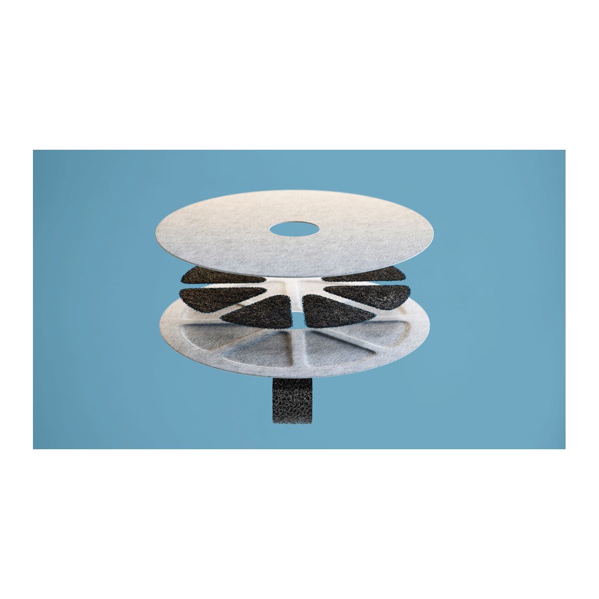 Filtre à eau PAW0010/01 x3 pour fontaine Philips Série Pet couleur unique, PHILIPS