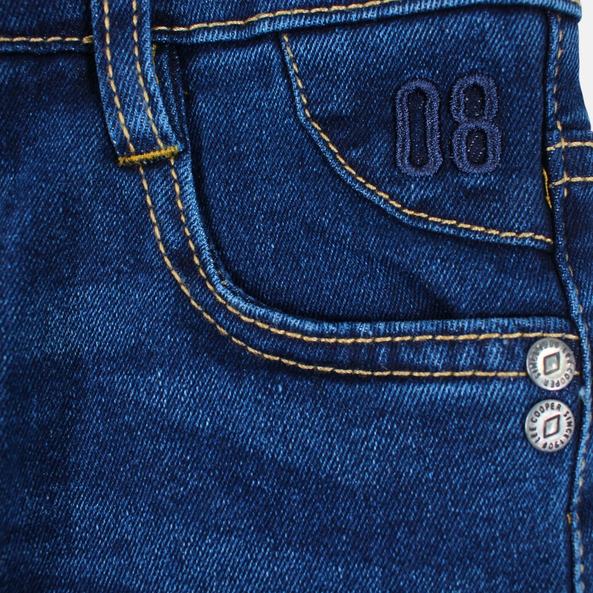 Jean slim 5 poches, coupe droite DENIM bleu brut, LEE COOPER