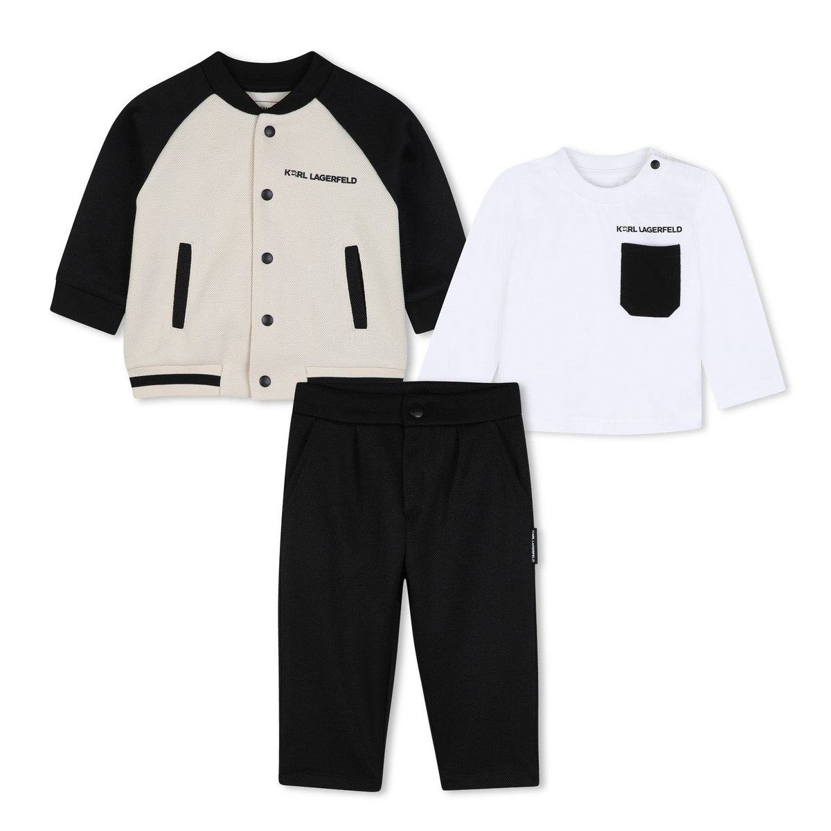 Ensemble jogging black, KARL LAGERFELD KIDS