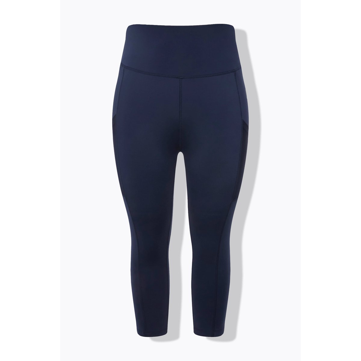 Legging 3/4 taille haute, longueur mollet marine, ULLA POPKEN