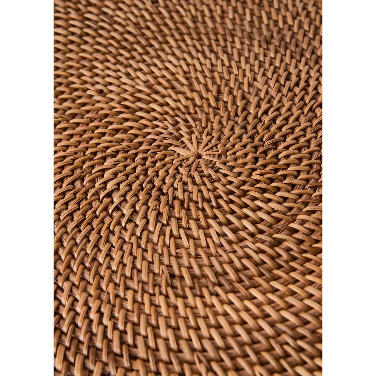 Set de table rond en rotin marron, MANGO HOME