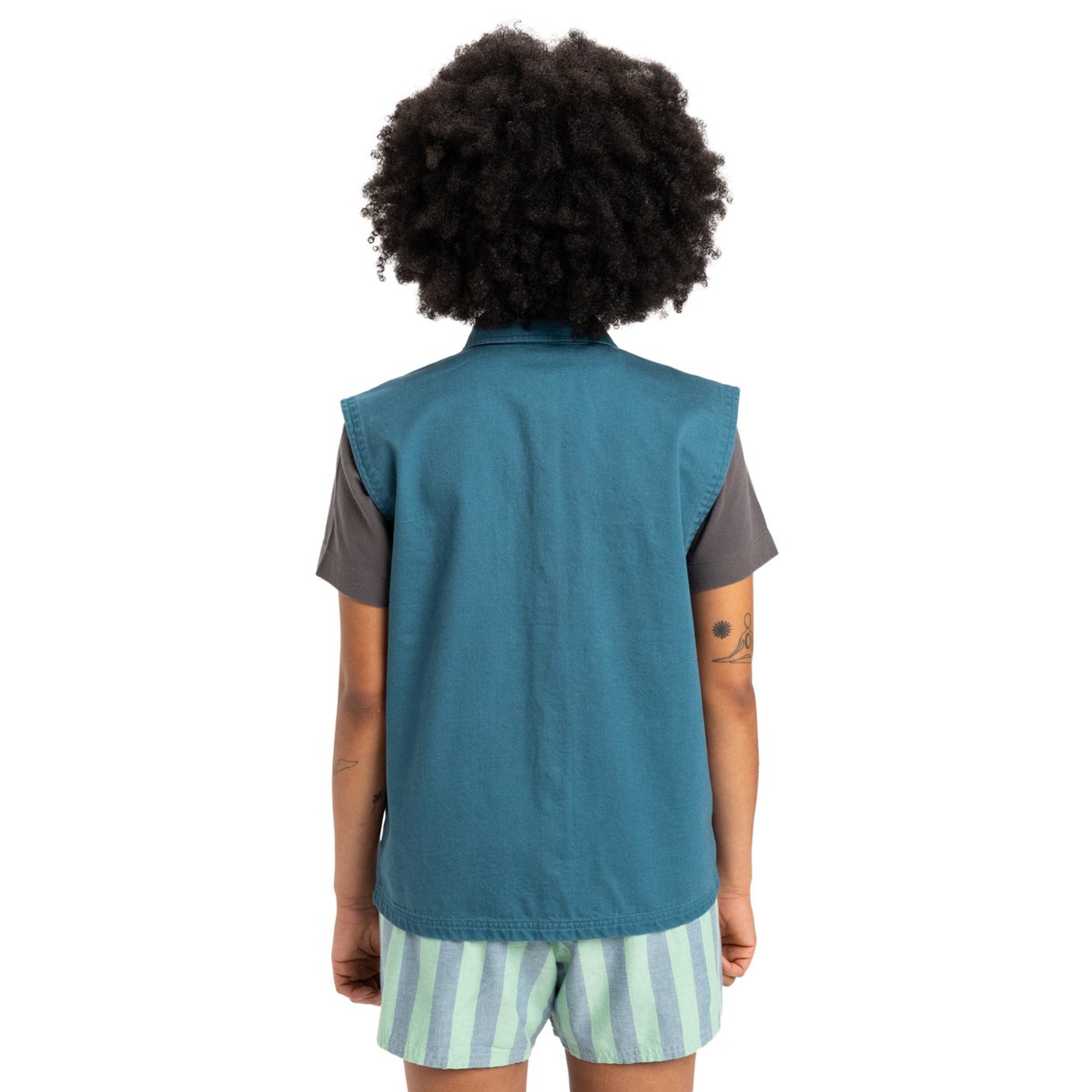 Chemise à manches courtes JOLK bleu real teal, QUIKSILVER