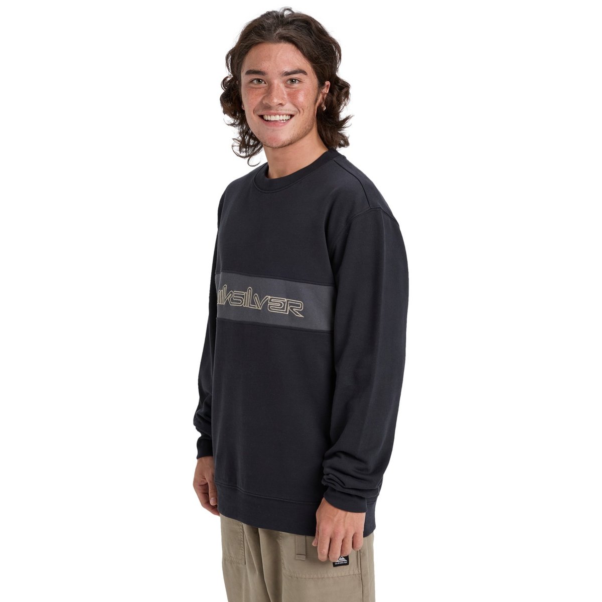Sweat CB noir black, QUIKSILVER