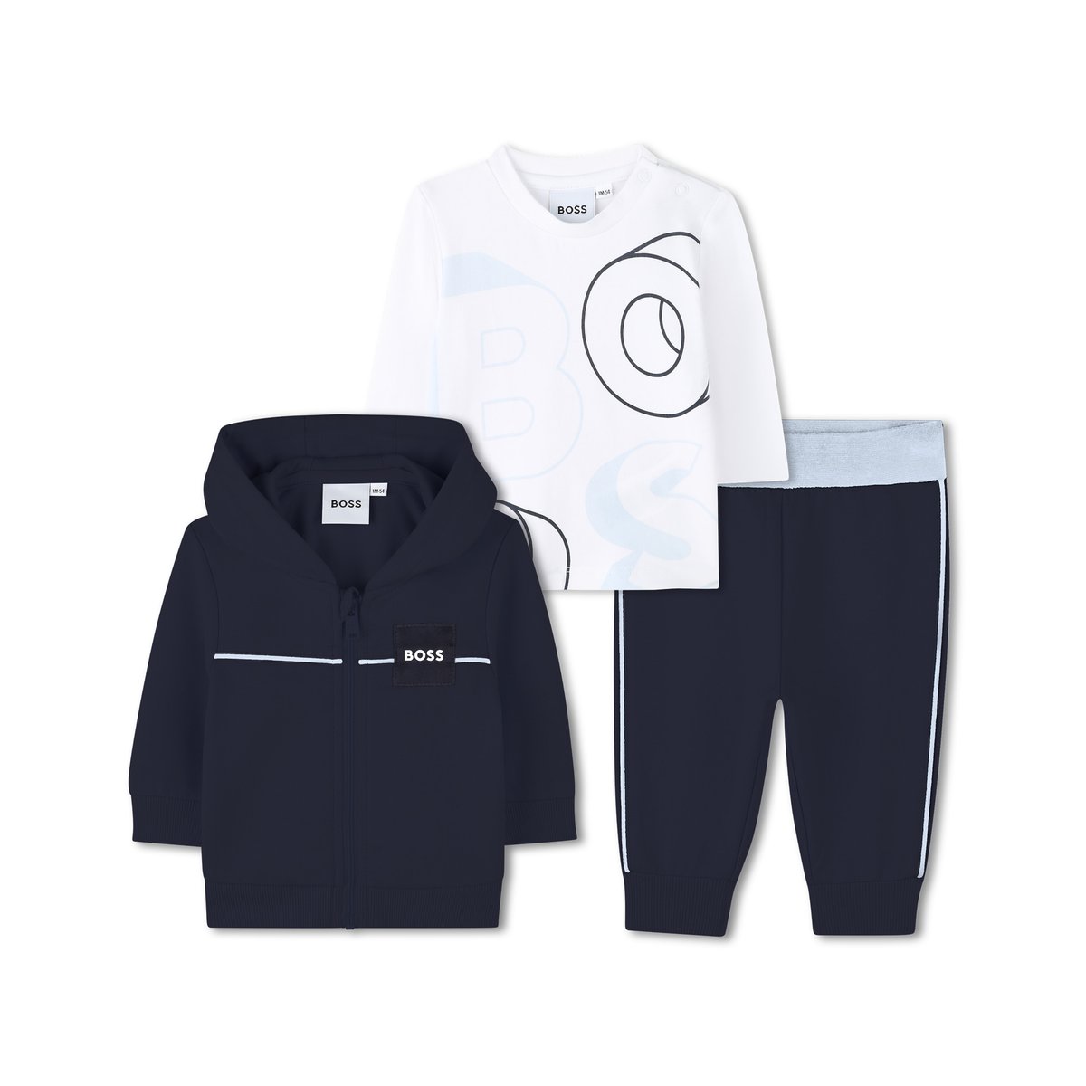 Ensemble 3 pièces bleu cargo, BOSS KIDSWEAR